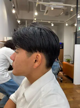 メンズ ハードパーマ Rico💜のヘアスタイル