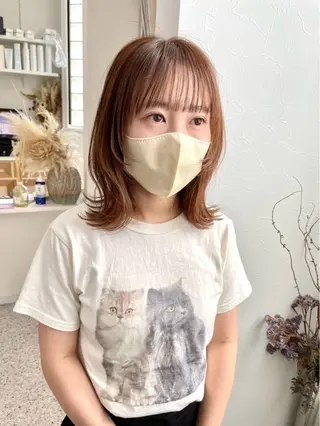 ミディアム 🩵LOMARLIE 倉敷KARIN🩵のヘアスタイル
