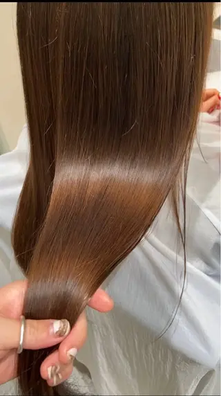 セミロング 🌱大森柚紀🐇 うる艶髪🫧のヘアスタイル