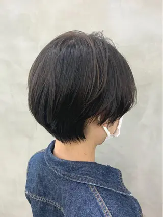 ショート カラー 🌿似合わせ透明感 カラー松本朋幸🌿のヘアスタイル