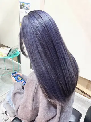 ロング カラー レイヤー/ショート chere狭山のヘアスタイル