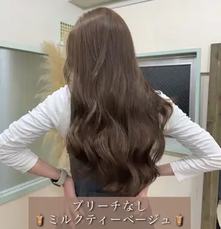 ロング カラー 透明感カラー×小 顔レイヤー♡ヒデさんのヘアスタイル