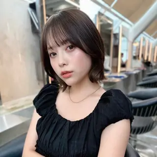ショート カラー モデル募集中🍒 暖色カラー✨Runaのヘアスタイル