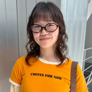 ミディアム パーマ Ayaka/パーマ /ショート/レイヤーのヘアスタイル