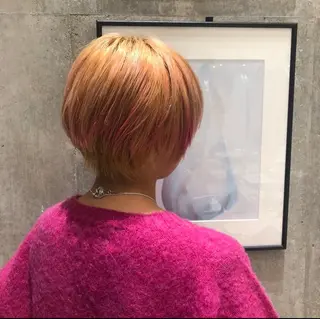 ショート カラー 立石 タテイシのヘアスタイル