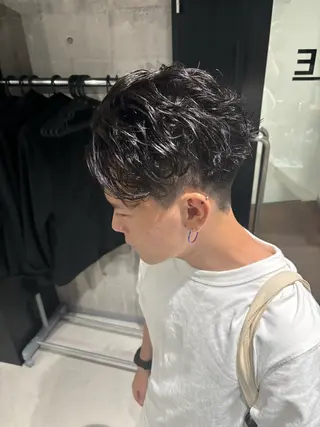 パーマ メンズ _WHITE / KENTOのヘアスタイル