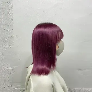 ミディアム カラー 🧡艶髪ちゅるん髪 🫧🧡YUKI❄️のヘアスタイル