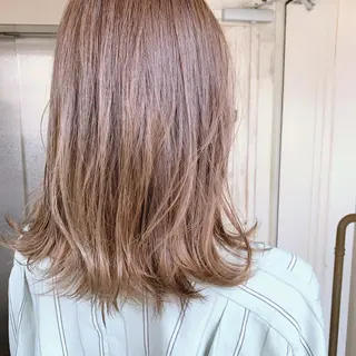 ミディアム カラー ヘアアレンジ 似合わせhair🔸 アサダ タカコ🔸のヘアスタイル