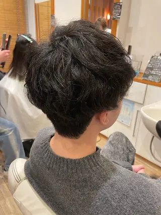 パーマ メンズ ROSSO川口店 キクチのヘアスタイル