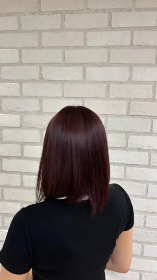 ミディアム カラー 八木 希望 /縮毛モデル募集中！のヘアスタイル