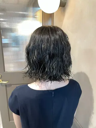 ショート パーマ 黒坂 唯奈 /パーマとボブ特化のヘアスタイル