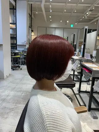 ショート カラー ヘアアレンジ 年岡 友香のマツエク・マツパデザイン