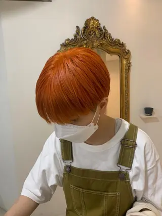 ショート ダブルカラー/透明感 💈JUNYA💈のヘアスタイル