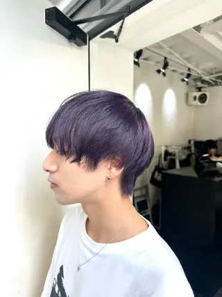 ショート カラー メンズ 🎀ミカ/レイヤー/ 韓国ヘア/原宿🎀のヘアスタイル
