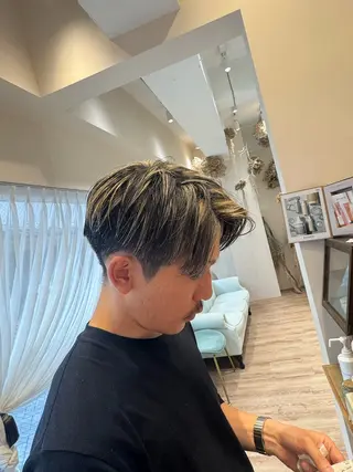 カラー メンズ 河添 麗菜のヘアスタイル