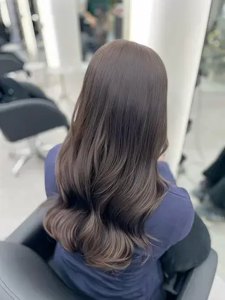 ロング カラー eco/堀江/ 艶カラー/髪質改善のヘアスタイル