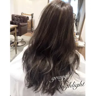 ショート ミディアム セミロング ロング カラー パーマ ヘアアレンジ 韓国♡ハイライト ♡YURIのヘアスタイル