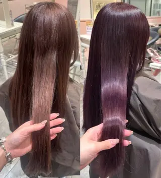 カラー レイヤーカット/ 艶 カラー/Manakaのヘアスタイル