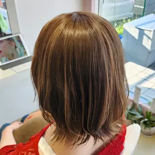 ミディアム 暖色カラー/髪質改善 /メンズ🧡莉南のヘアスタイル