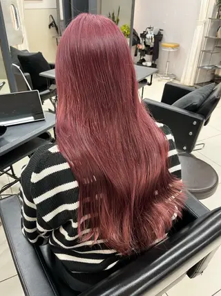 カラー ウルフ🦋顔まわり ❤︎ ͛MEIのヘアスタイル