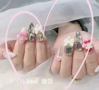 ロング ネイルJaol 池袋のネイルデザイン