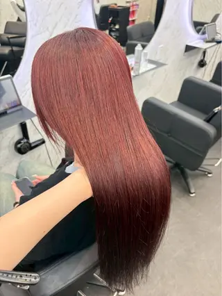カラー ⋆✦ Leon カット¥1100のヘアスタイル