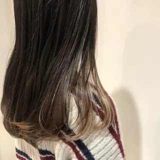 セミロング カラー ヘアアレンジ マツエク・マツパ 透明感カラー🫧ヘア セット🫧松本菜月の眉毛・アイブロウイメージ