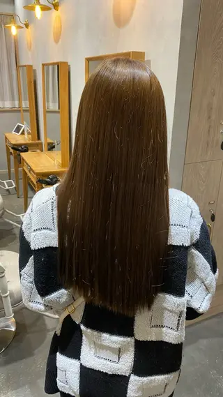 ロング カラー 土屋 風雅のヘアスタイル