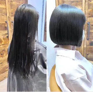 ショート カラー MIKU /ボブ/外ハネボブのヘアスタイル