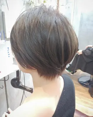 ショート カラー パーマ ヘアアレンジ 6月オープン♪豊見城 Lodattu✁清水のヘアスタイル