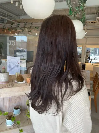 ロング カラー レイヤーカット/ マリアのヘアスタイル