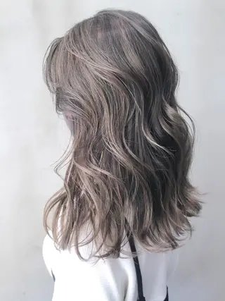 セミロング カラー パーマ ヘアアレンジ ITbyALBUM 松戸のヘアスタイル