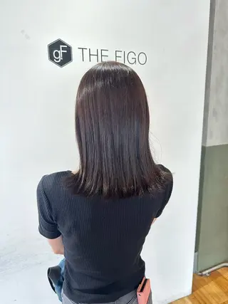 ミディアム カラー いまじゅく あおいのヘアスタイル