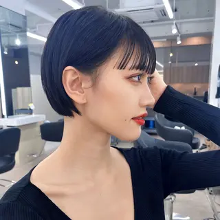 ショート カラー 岡安優太 顔まわり似合せが得意のヘアスタイル