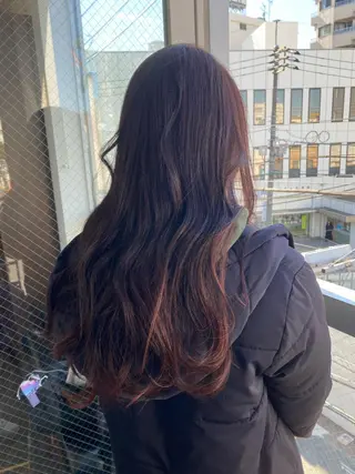 ロング カラー パーマモデル募集中 渥美翔人のヘアスタイル