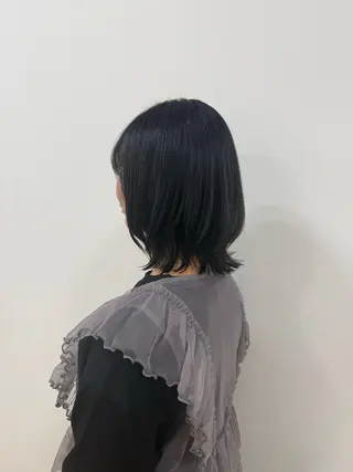 ミディアム anju.カット 透明感カラー/パーマのヘアスタイル