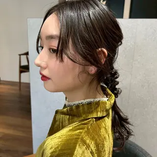 ロング ヘアセット/透明感 カラー/MIHO♡のヘアスタイル