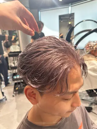 ショート カラー ヘアアレンジ メンズ メンズヘア静岡 ✂︎Ryuheiのヘアスタイル