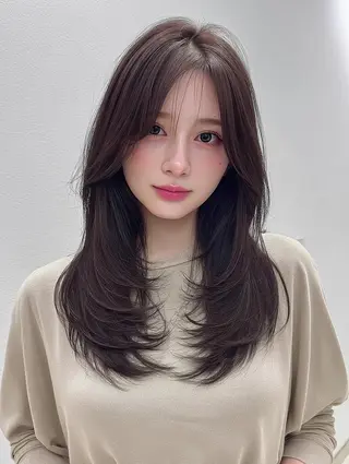ロング カラー 髪質改善・縮毛矯正 💎ASUKAのヘアスタイル