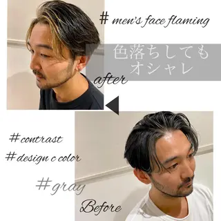 カラー メンズ 似合う髪型が 分からない方へのヘアスタイル