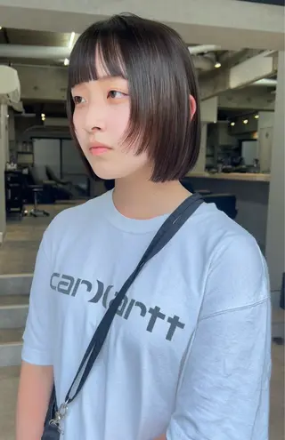 ショート ✳︎透明感カラー✳︎ ボブ✳︎nanaのヘアスタイル