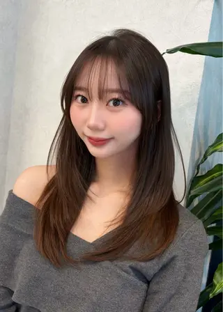 ミディアム 🩵似合わせカット/ カラー/あさか 🩵のヘアスタイル