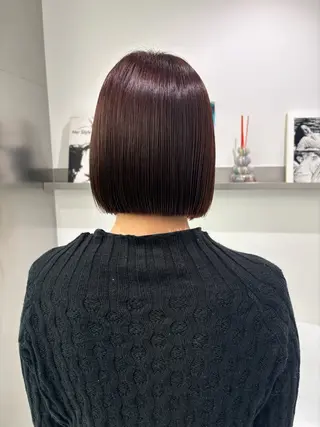 ショート Risa/盛れる レイヤー/艶カラーのヘアスタイル