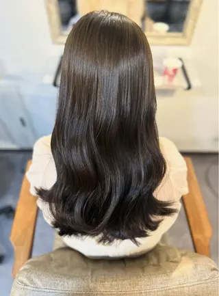 カラー Sherry/R 三川町　木村祐里奈のヘアスタイル