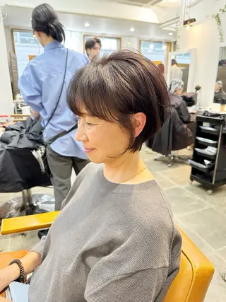 ショート 👑銀座ショート/ 絶壁補正/金子涼👑のヘアスタイル