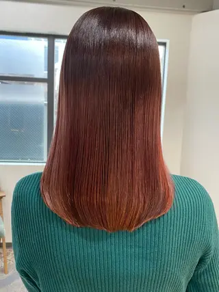 セミロング カラー 🌼髪質改善･アレン ジ･レイヤー🌼のヘアスタイル