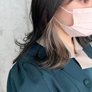 ミディアム カラー ヘアアレンジ レイヤー/髪質改善/ /北 啓吾のヘアスタイル