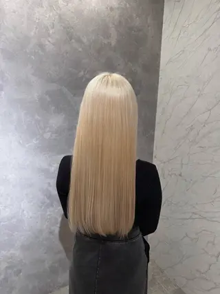 ロング 中川 舞のヘアスタイル