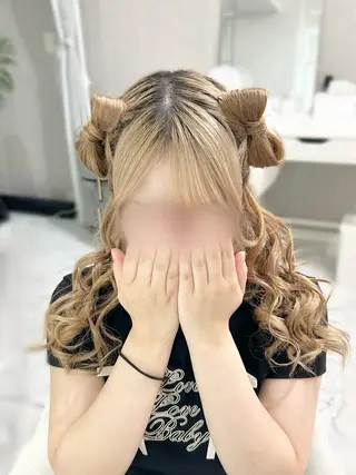 ロング ヘアアレンジ ヘアセット専門店 Rのヘアスタイル