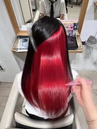 ロング カラー モデル募集 セイノチヒロのヘアスタイル